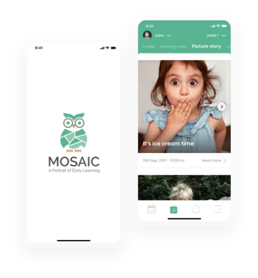 Mosaic UI mockup