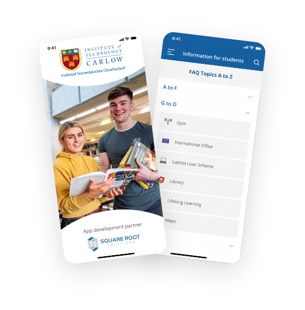 IT Carlow UI mockup