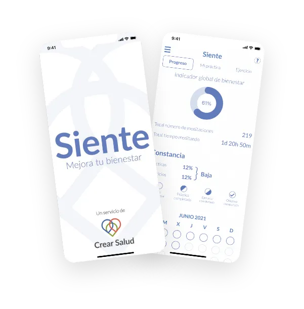 Siente user dashboard